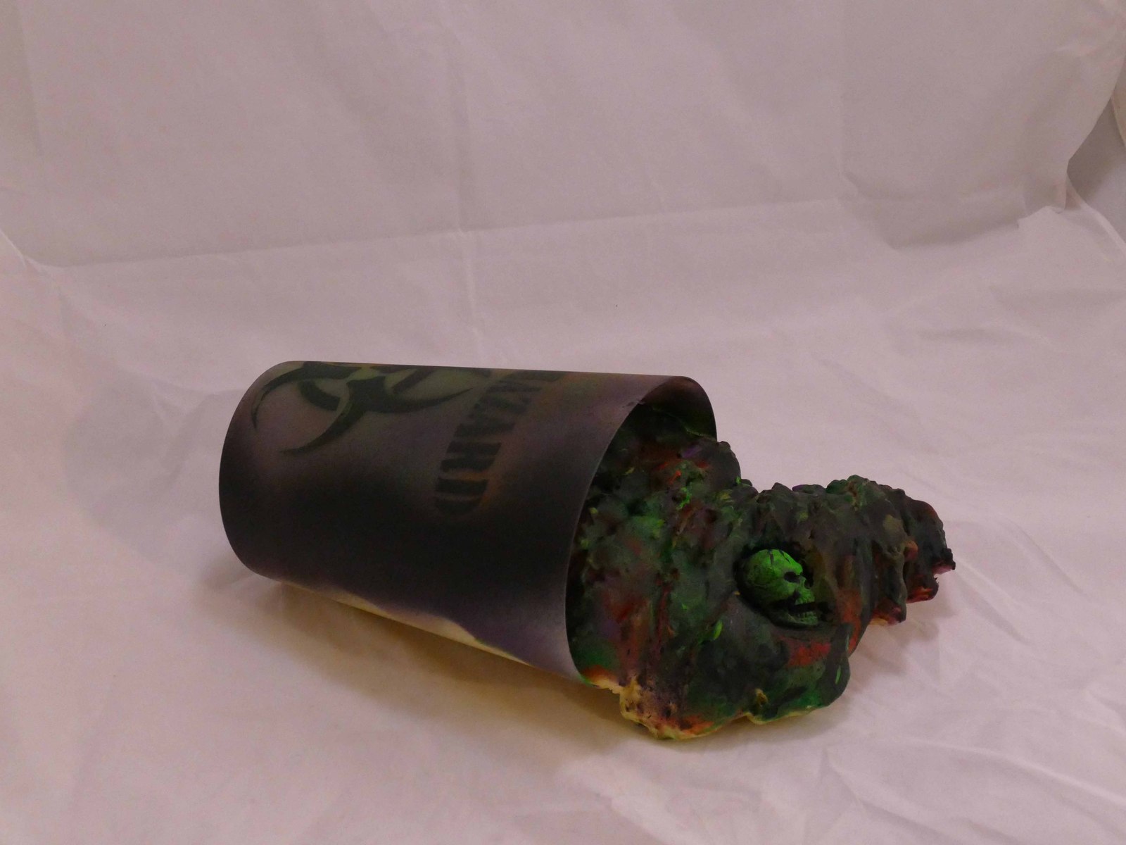 Handmade Biohazard Waste Toxic Spill Small Halloween Prop Props