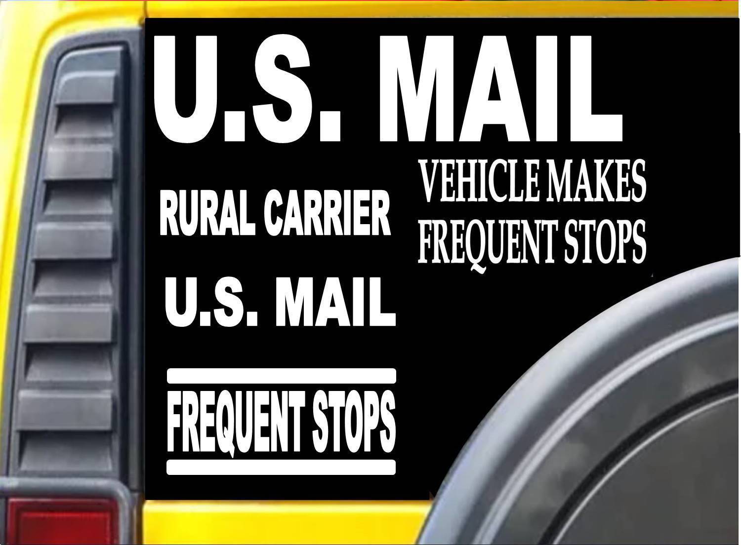 U.S. Mail Carrier 5 Decal Value Pack M154 Sticker Mail rural carrier