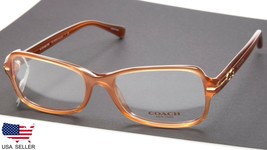New W/ Tag Coach Hc 6055 Laurel 5251 Milky Saddle Eyeglasses Frame 52-17-135 B34 - $57.81