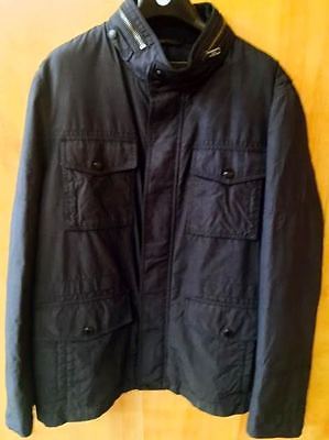 NWT MEN/'S UNDER ARMOUR FITTED NAVY FLEECE LINED FULL ZIP HOODIE JACKET SZ S L