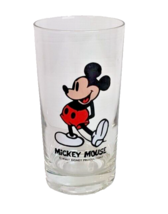 Disney Productions Mickey Mouse &amp; Robin Hood Drinking Glass 5 in. vintage - $9.89