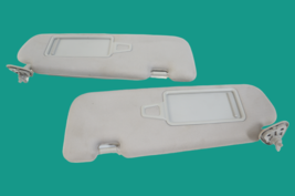 2011-14 Hyundai Sonata Front Left & Right Windshield Sun Visor Shade Grey Gray - $59.87