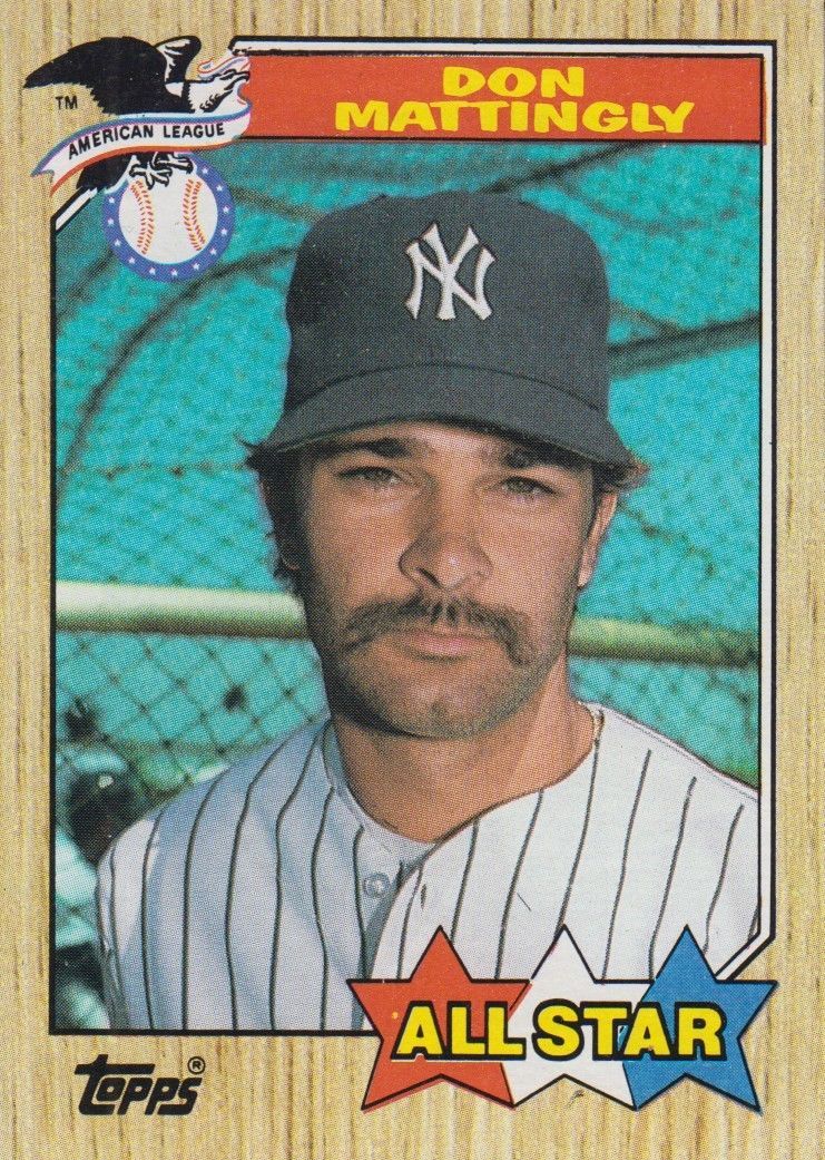 Don Mattingly 1987 Topps All Star Card #606 - Baseball Cards