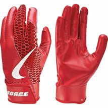  Nwt Nike Baseball Force Edge Batting Gloves Adult Red/White S M L Xl - $14.99