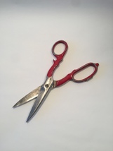 Vintage Gold Medal red-handled 8" kitchen utility scissors image 2