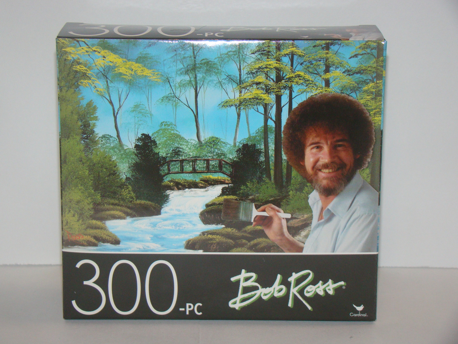 Secluded Bridge Bob Ross Painter Artist Jigsaw Puzzle 300 Pieces 14"X11" Piece 