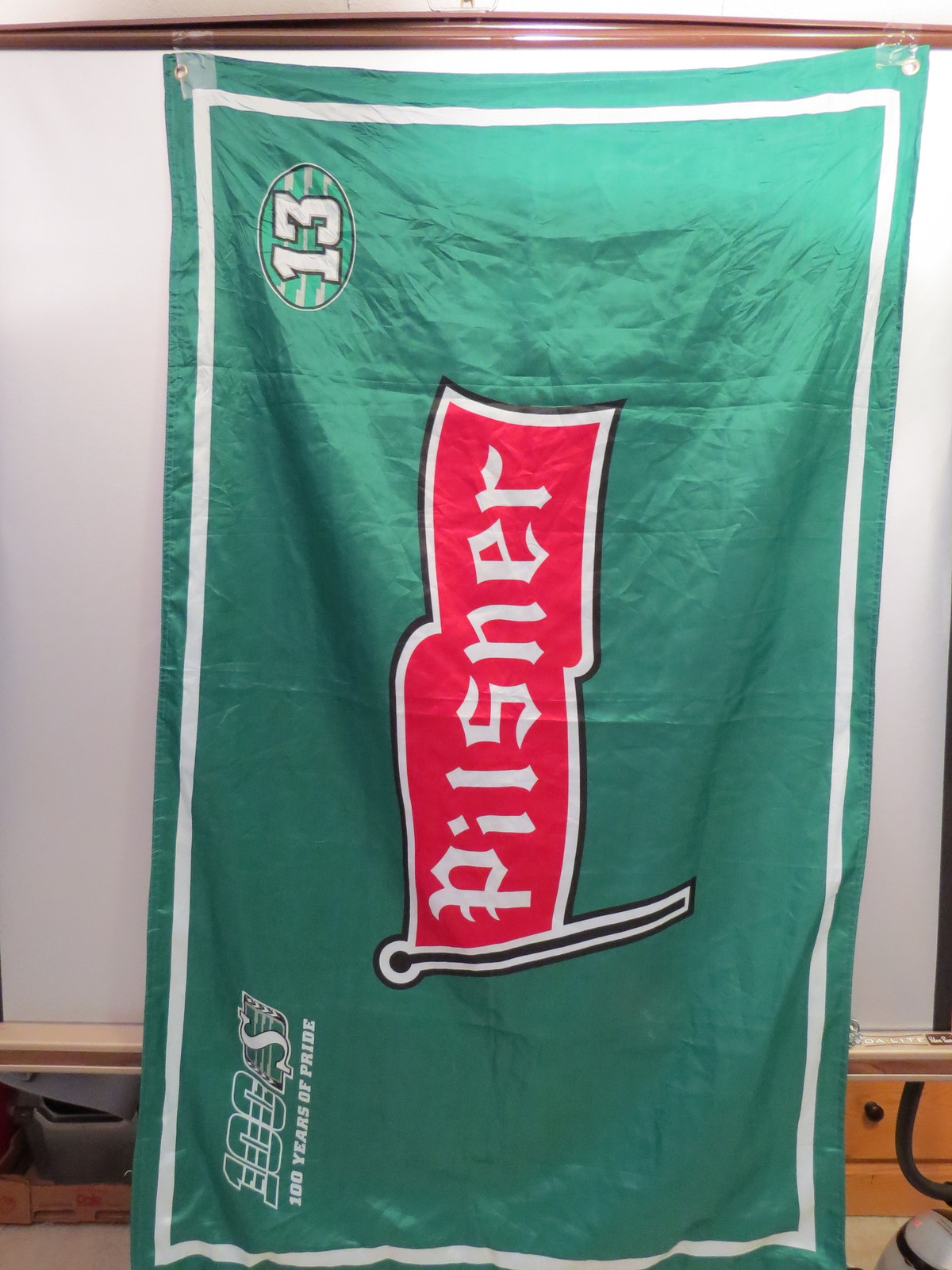 Saskatchewan Roughriders Flag - 100 Years of Pride/Pilsner 13th Man ...