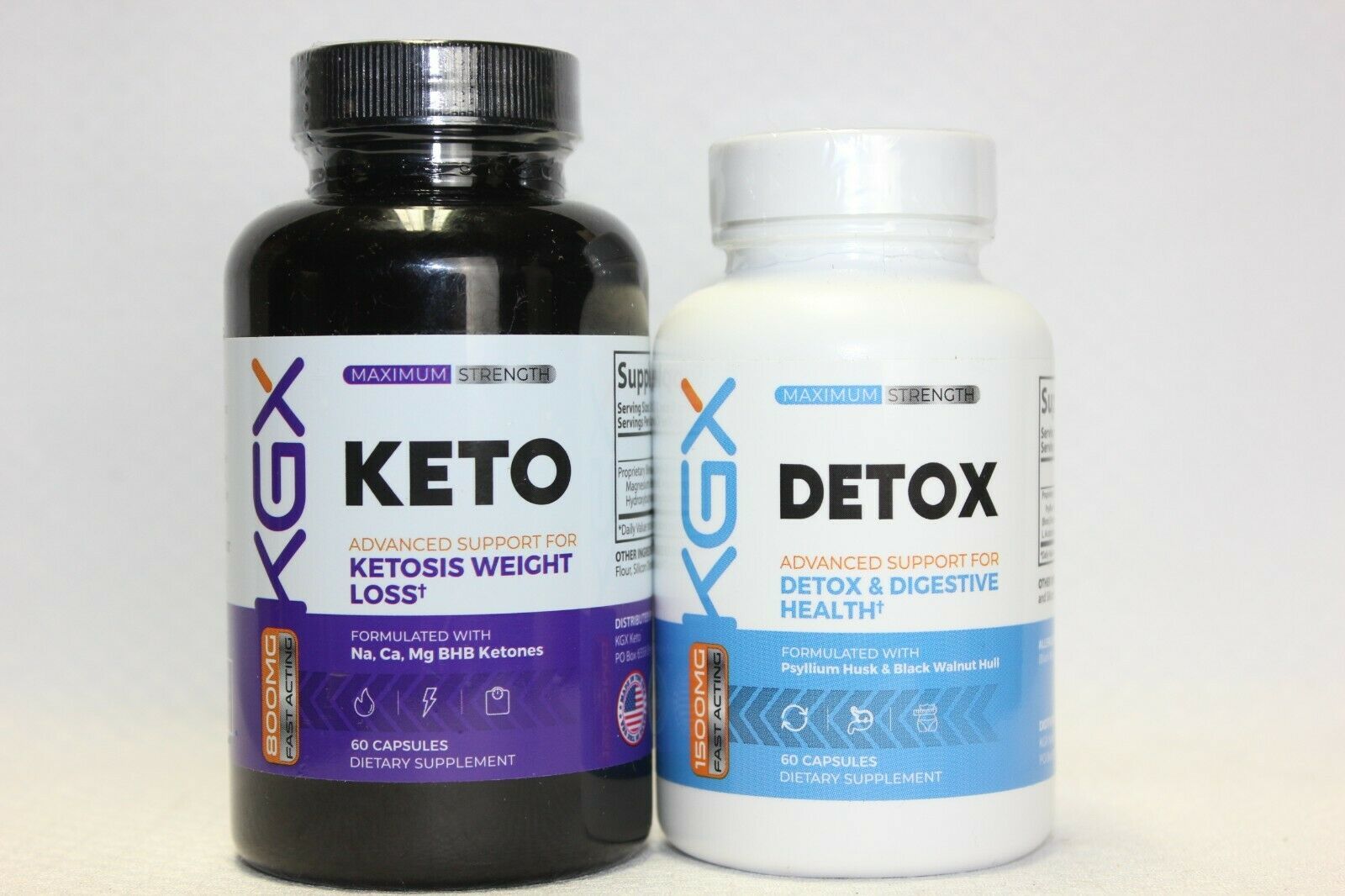 KGX Keto Bundle! Ketosis Weight Loss & Detox Digestive Health, 60