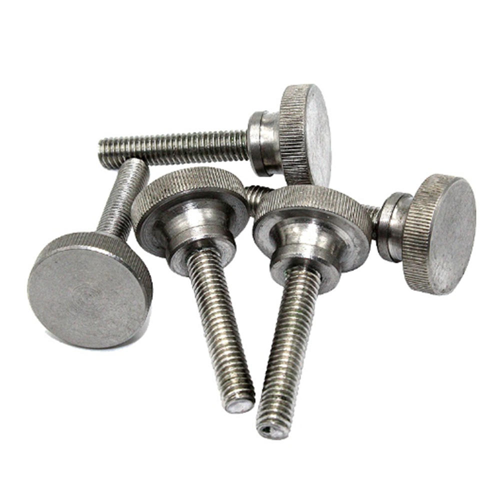 M8/M10 Knurled Thumb Screw With Collar Knurling Screws Manual ...