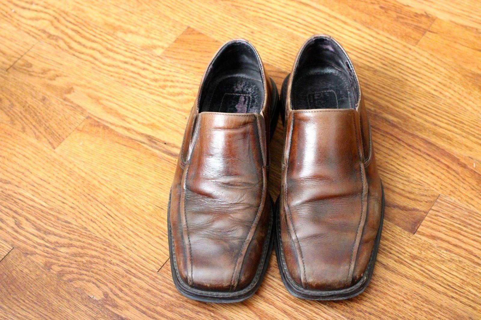 Mens ALDO Brown Dress Shoes Slip-On Loafers Size 40 (7 - 7.5 US ...