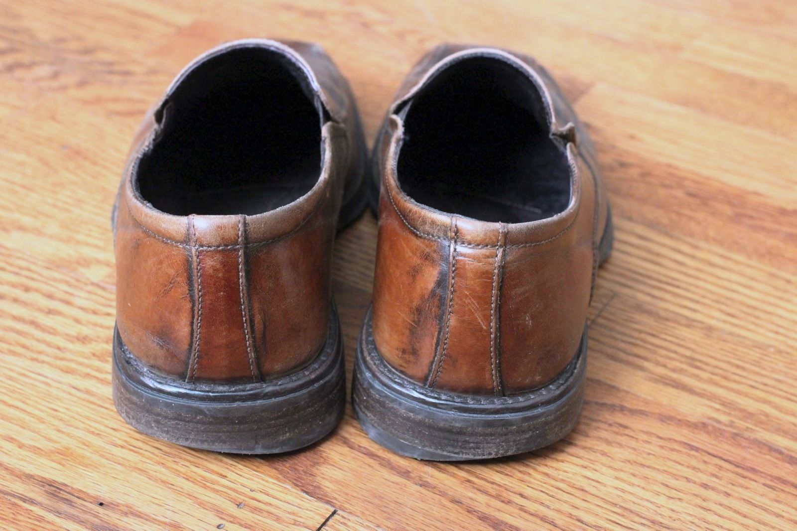 Mens ALDO Brown Dress Shoes SlipOn Loafers Size 40 (7 7