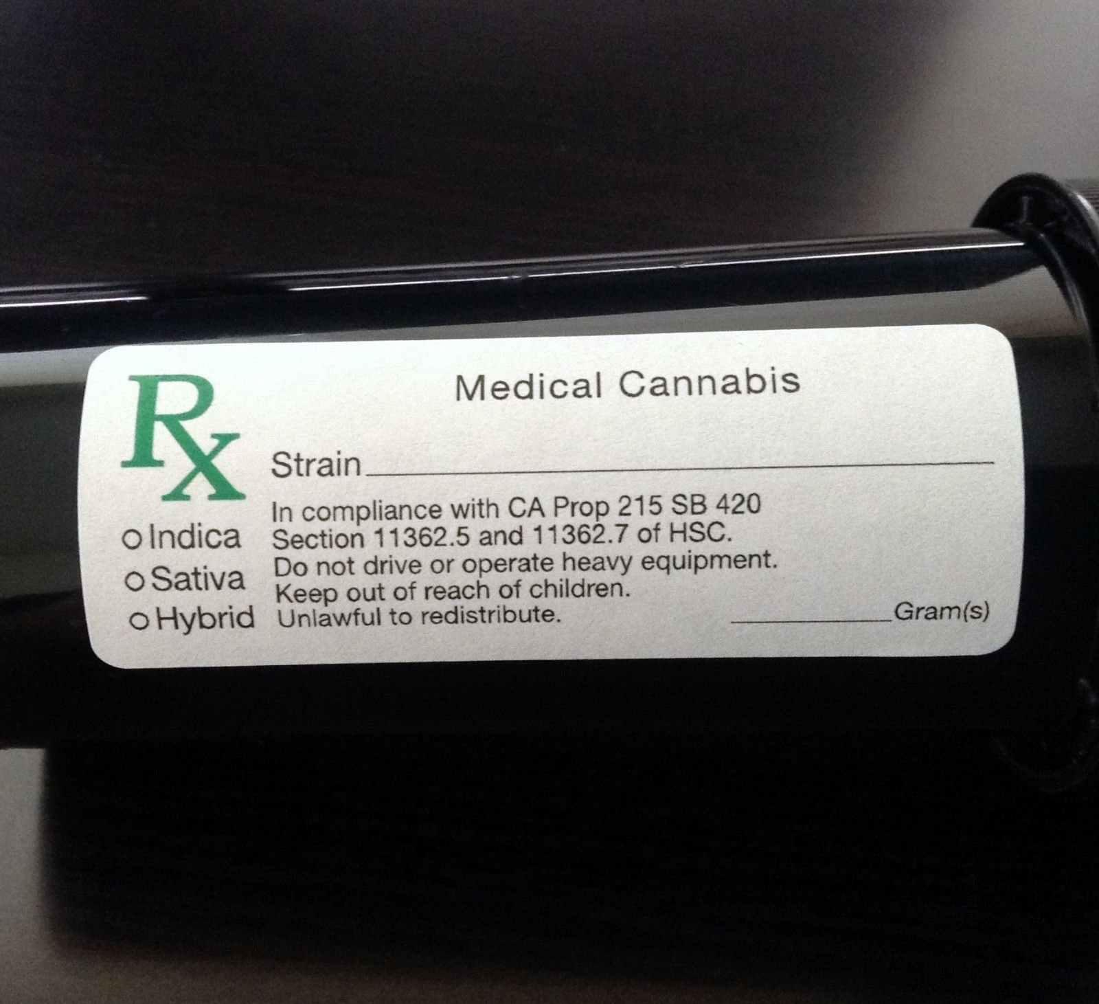 500 (CALIFORNIA Compliant) Rx LABELS - Marijuana Cannabis 420 Stickers ...