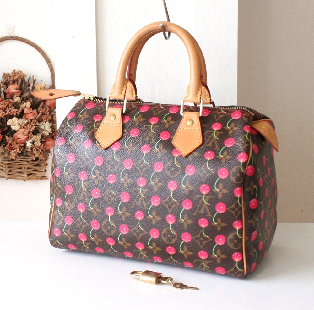 Louis Vuitton Cerises Cherry Monogram Speedy 25 Murakami - Handbags & Purses