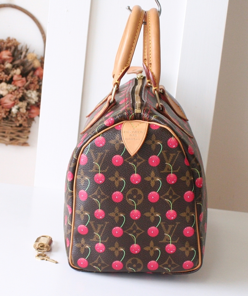 Louis Vuitton Limited Edition Pink Monogram Cherry Blossom Papillon Bag -  Yoogi's Closet