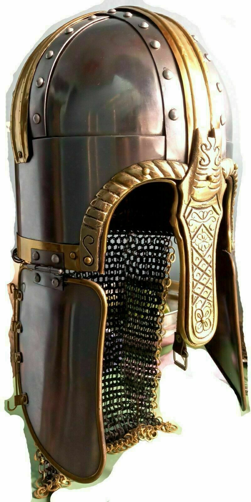 18GA SCA Medieval Coppergate Casque Viking Casque Armure Reconstitution casque