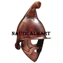 NAUTICALMART Armor athenian hoplite Helmet - One Size Fit Most - Brass Armor