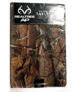 1 Ct RealTree AP Indoor &amp; Outdoor Tablecloth With Flannel Backing 60&quot; Round - $18.99