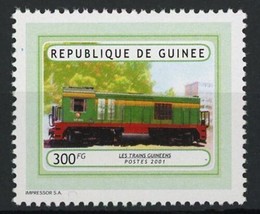 Train Locomotive Transportation Individual Stamp Mint NH - $13.81
