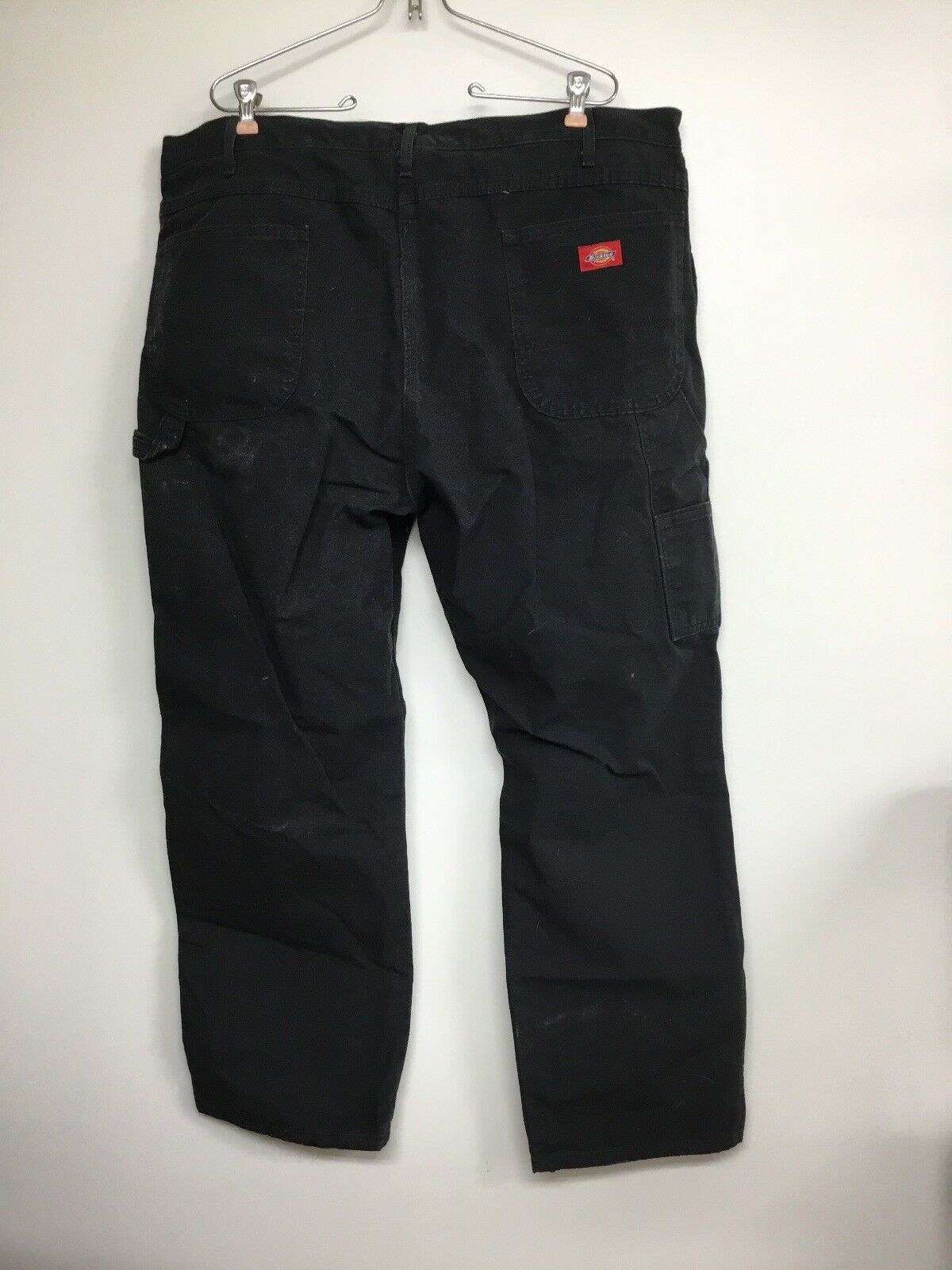 Dickies Duck Canvas 42x30 Black Relaxed Carpenter Work Pants - Pants