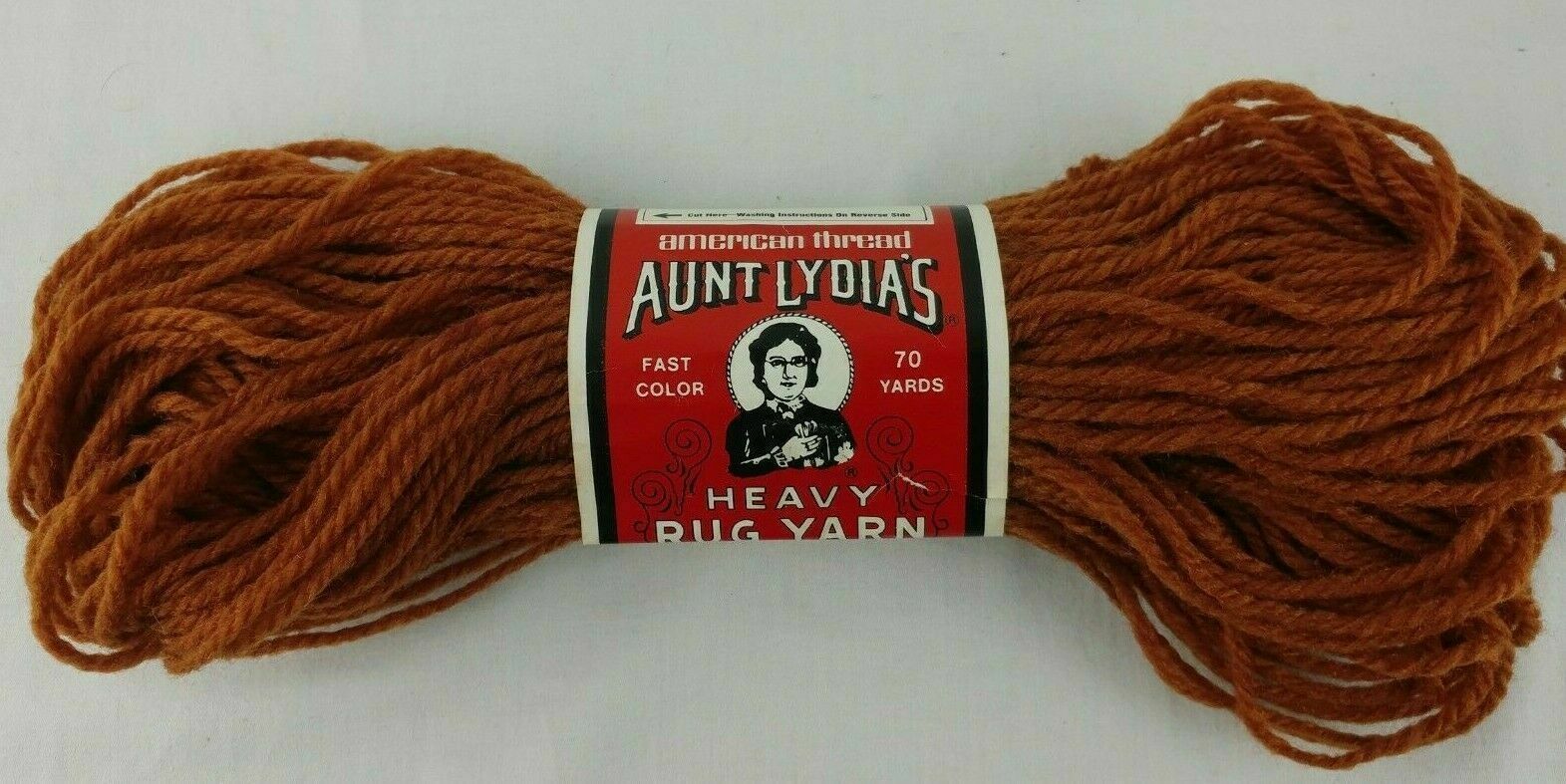 Aunt Lydias Heavy Rug Yarn 75 COLORS 60 70 210 Yd Skeins Polyester Vtg