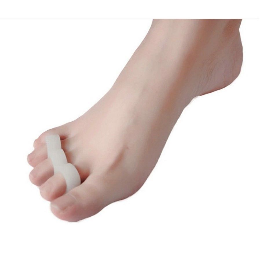 2 Gel Toe Separators Orthotics Stretchers Align Correct Overlapping