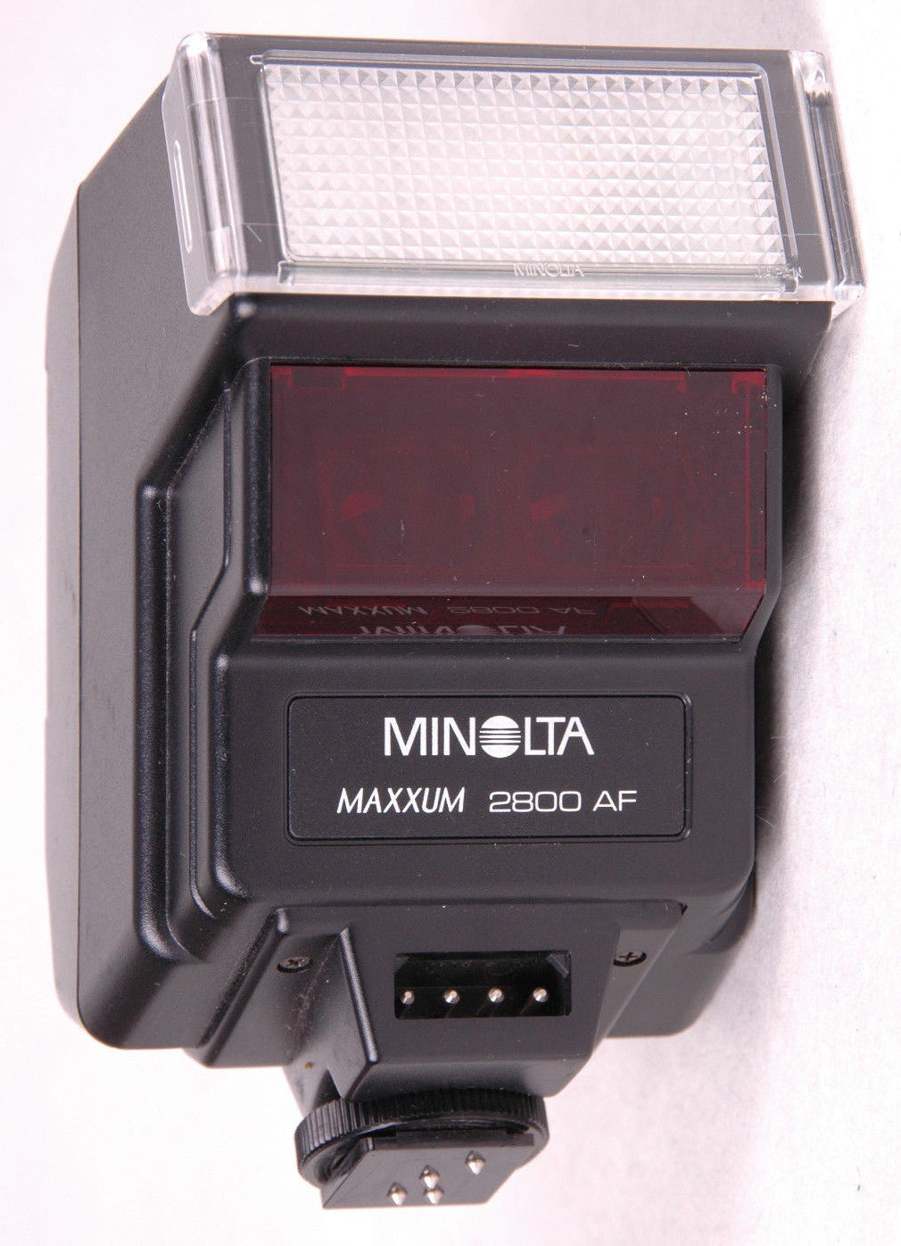 Minolta Maxxum 2800 AF Flash-w Case-Shoe Mount-Vtg-Camera Acc-Made in ...