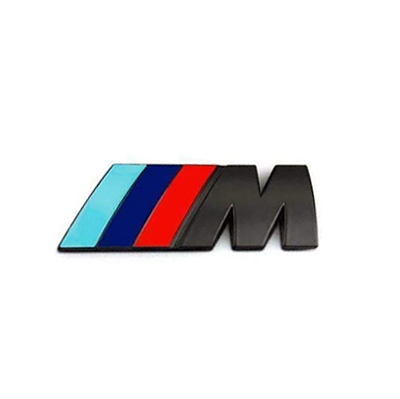 1 pcs Black BMW M Emblem Sticker Decal Badge
