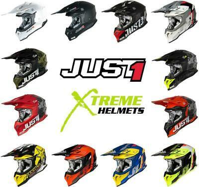 Just1 J39 Helmet Off Road Dirt Bike Lightweight Removable Liner DOT ECE XS-2XL
