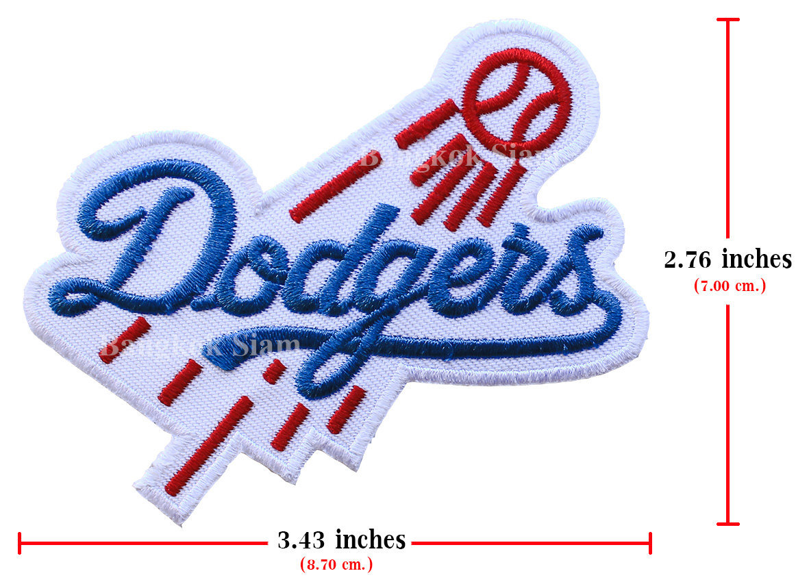 1 Piece Los Angeles Dodgers Logo Embroidered patch (sew or irons