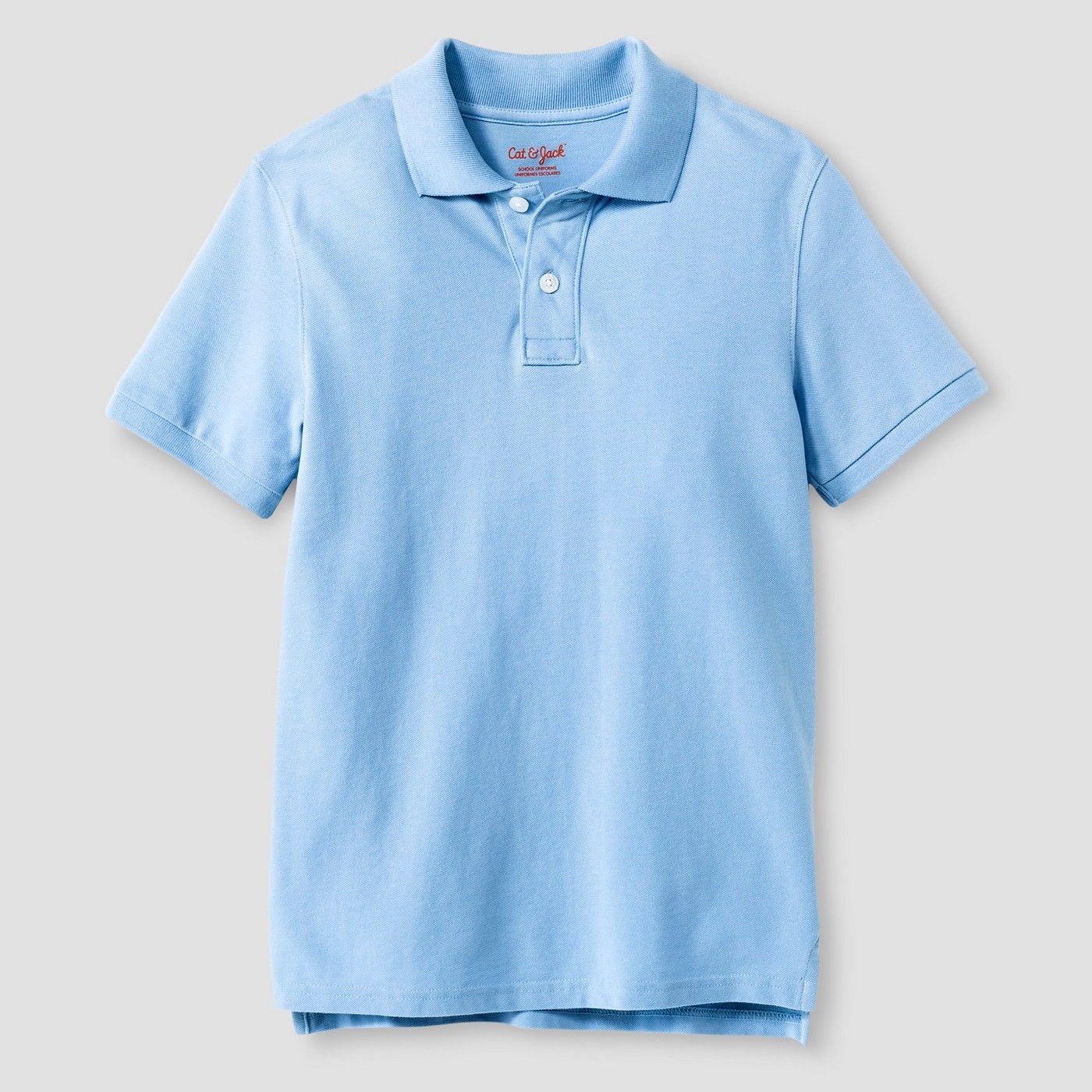 light blue school uniform shirts