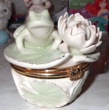 Lenox Floral Frog Treasure Box - $28.04