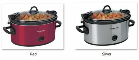 Crock-Pot Cook N Carry 6qt Oval Manual Portable Slow Cooker 240watts 120vac 60hz