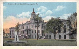 Richmong County Court House Augusta Georgia 1920s postcard - $6.39