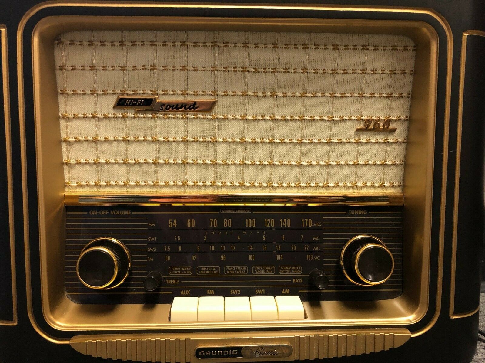 VINTAGE GRUNDIG CLASSIC 960 ANNIVERSARY EDITION AM FM HIFI SHORTWAVE RADIO Other VINTAGE GRUNDIG CLASSIC 960 ANNIVERSARY EDITION AM FM HIFI SHORTWAVE RADIO Other