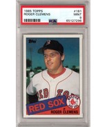 Roger Clemens 1985 Topps Rookie Card (RC) #181- PSA Graded 9 Mint (Bosto... - $179.95