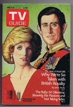 ORIGINAL Vintage TV Guide May 21, 1988 No Label Prince Charles & Lady Diana