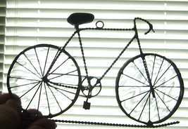  Stained Glass Bicycle Artisan Made Glass Art Glass Sun Catcher - $19.99