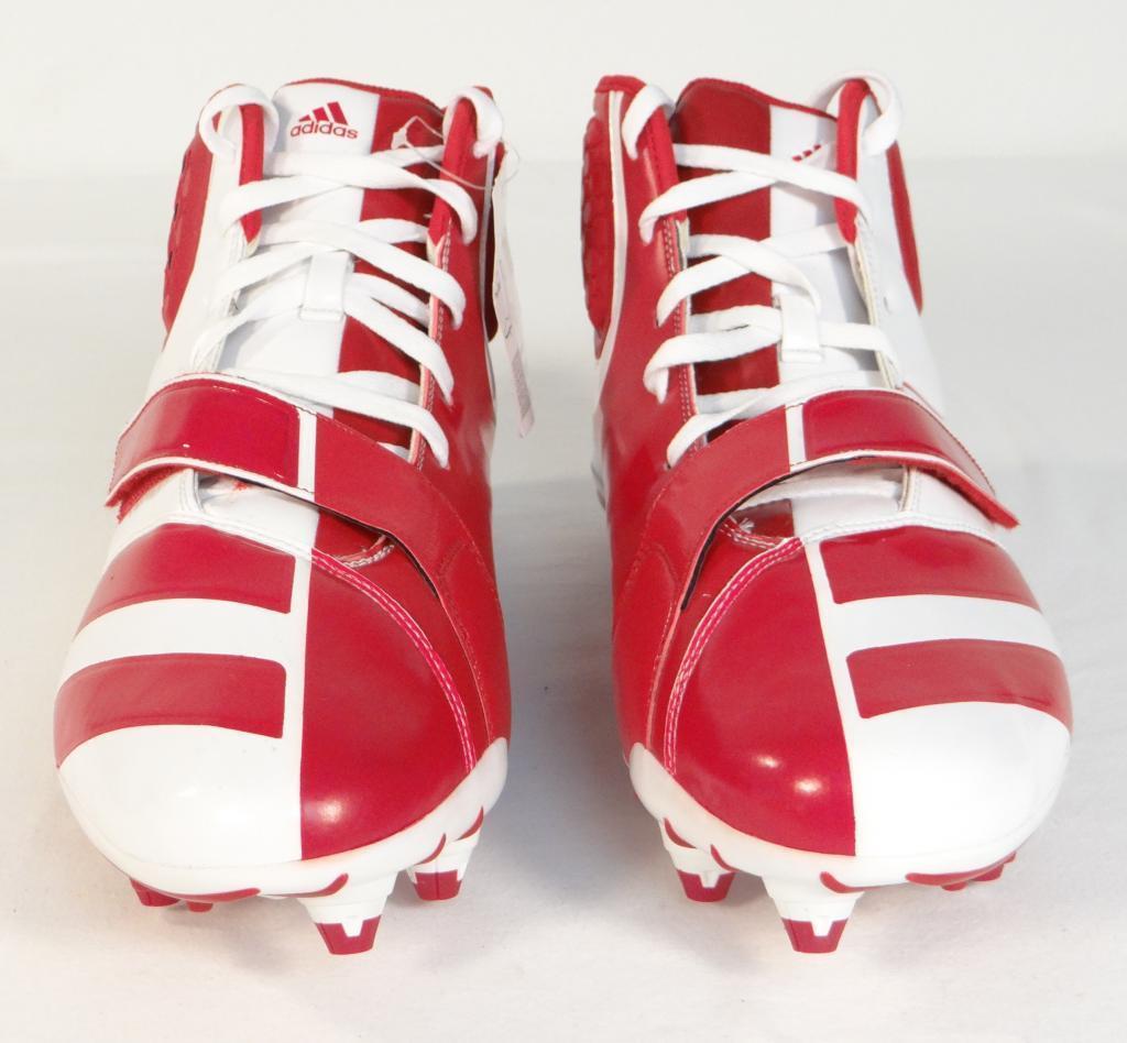 Adidas Malice D Red & White Football Cleats Detachable Cleats Mens NWT ...