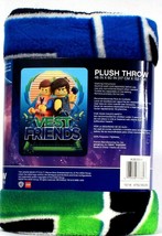 1 WB Duplo The Lego Movie 2 Vest Friends Children's Plush Throw Soft Warm Cuddly image 2