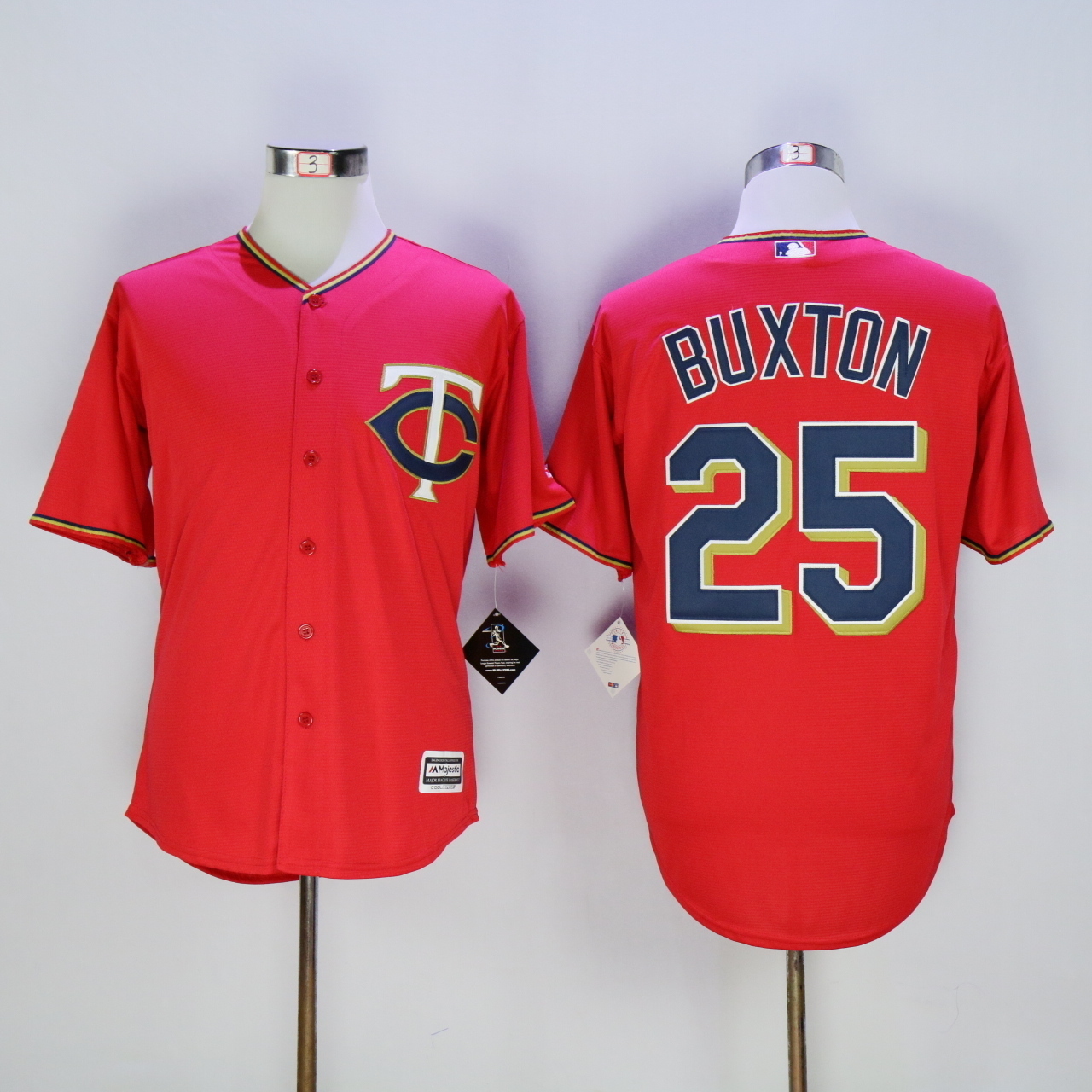 Minnesota Twins #25 Byron Buxton Jerseys Baseball Red Fan ...