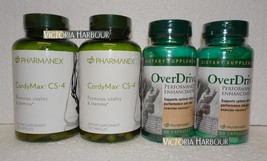 Nu Skin Nuskin Pharmanex CordyMax CS-4 and OverDrive Bundle (Pack of Four) - $122.00