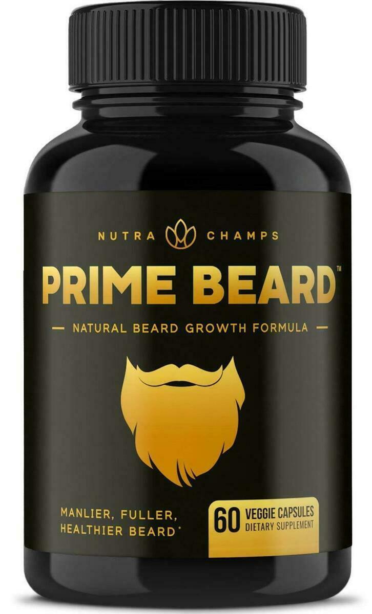 Beard Growth Kit Products For Men Growing Hair Vitamin Hormone Pills