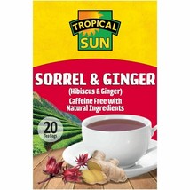 Sorrel & Ginger Tea 20 Bags( Hibiscus/ Zobo/Ginger/ Caffeine Free) - $9.80