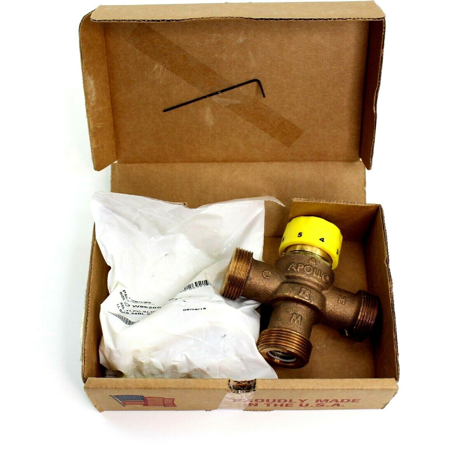 Apollo Mixing Valve MVA BS34LF 3/4" Solder X Solder ASSE 1017 Point of