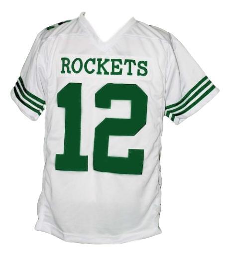 Reno hightower  12 rockets the best of times movie football jersey white   1