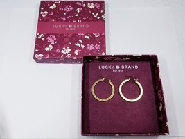 Lucky Brand Gold-Tone Hoop Earrings - $9.55