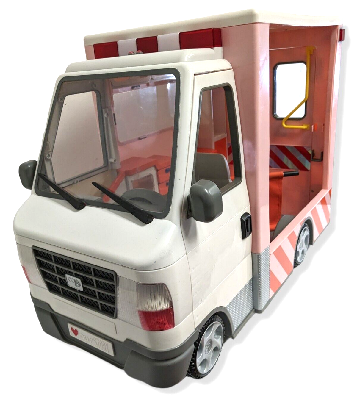 Our Generation Rescue Ambulance Playset with Electronics for 18" Dolls