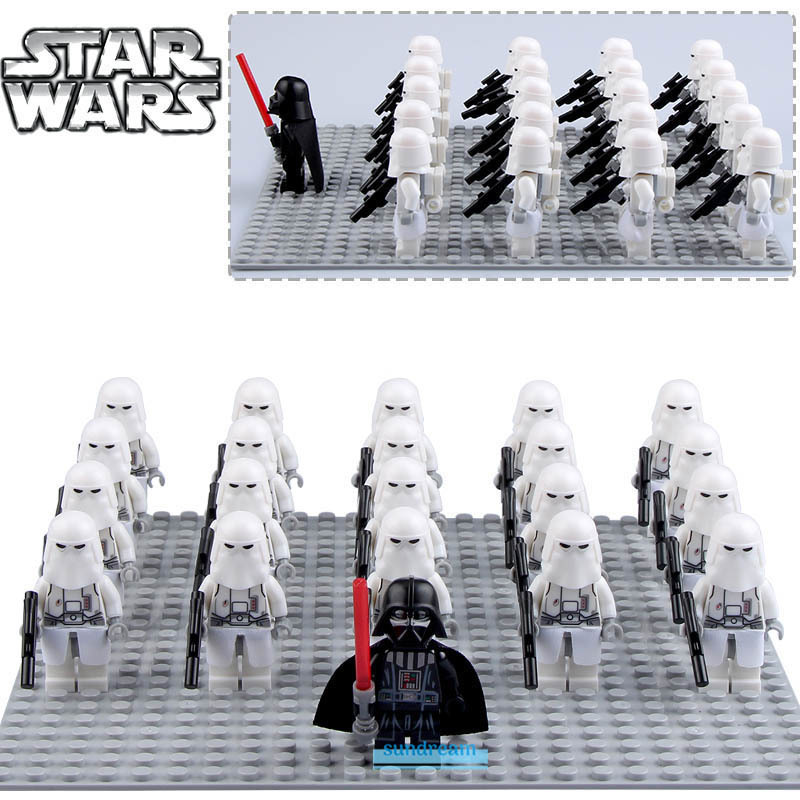 Primary image for Star Wars Snowtrooper Army Lego Moc Minifigures Toys Set 21Pcs