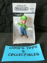World of Nintendo Luigi 2.5” action Figure Super Mario Bros Jakks Pacifi... - $7.39