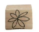 Stampin Up Rubber Stamp Flower from Merci Set Spring Nature Landscape Sc... - $3.99